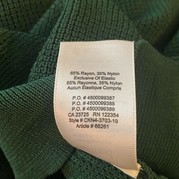 Wilfred 3/4 Sleeve Sweater, size XS, green, worn once - Picture 4 of 5